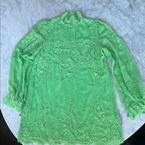 HAH ( hot as hell) queen 4 a day  Green Lace Women's dress NWOT